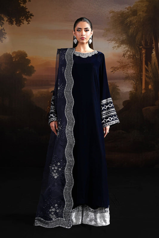 Alizeh | Lamour 25 | AF-VLT-2208-Velvetine - Formal Wear - available at Maria Faisal in UK and USA