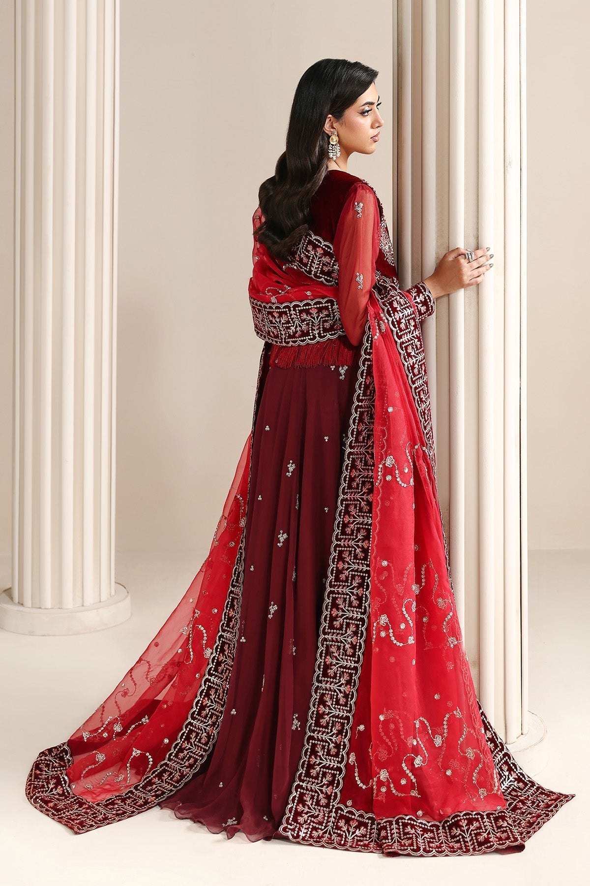 Alizeh | Lamour 25 | AF-VLT-2209-Cherie - Formal Wear - available at Maria Faisal in UK and USA