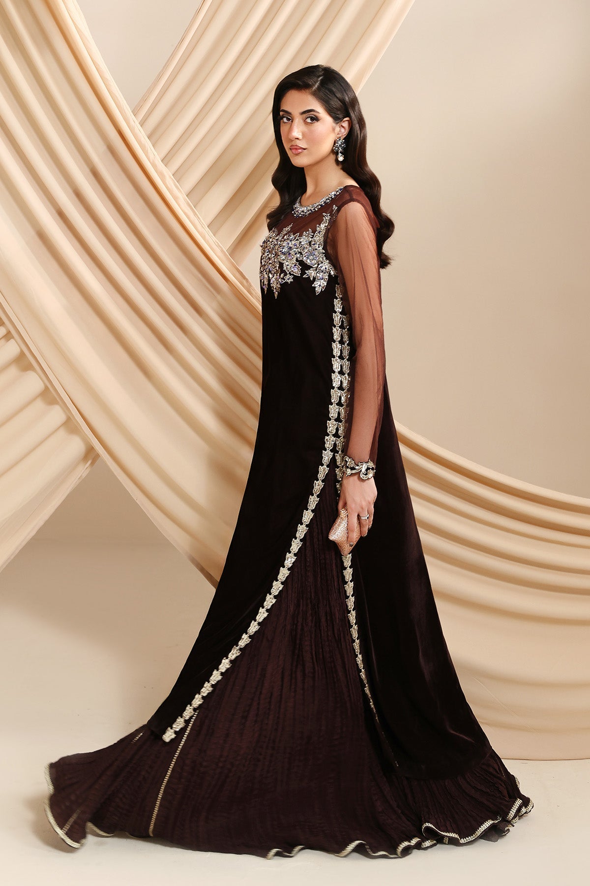 Alizeh | Lamour 25 | AF-VLT-2211-Aries - Formal Wear - available at Maria Faisal in UK and USA