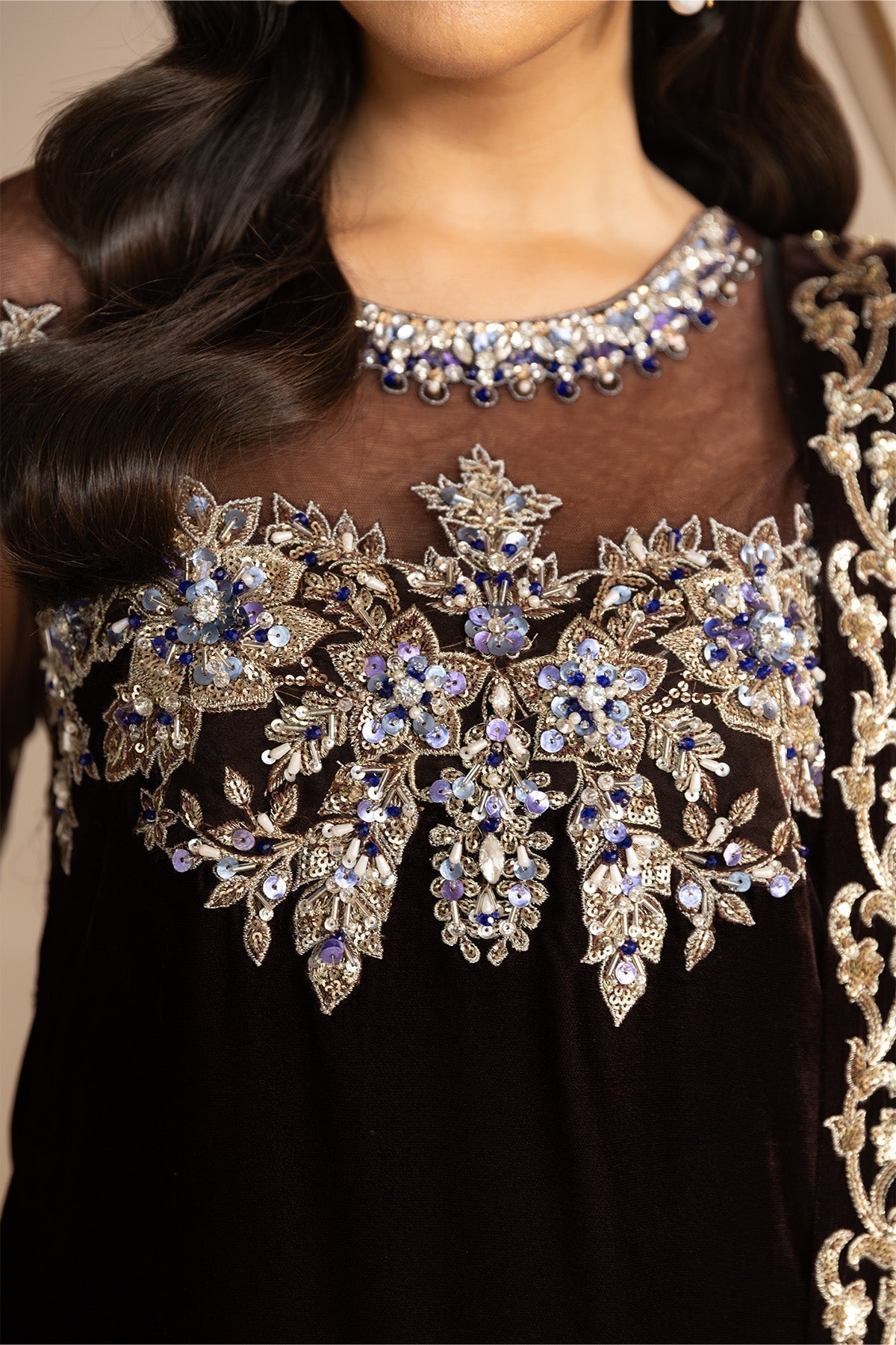 Alizeh | Lamour 25 | AF-VLT-2211-Aries - Formal Wear - available at Maria Faisal in UK and USA