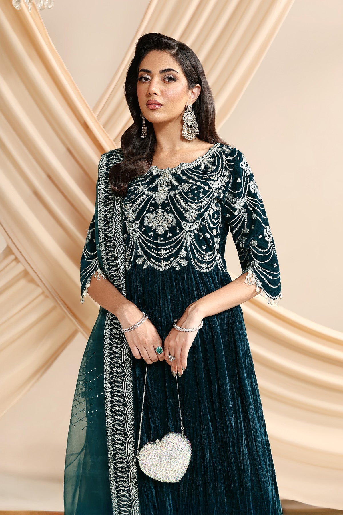 Alizeh | Lamour 25 | AF-VLT-2214-Mystique - Formal Wear - available at Maria Faisal in UK and USA
