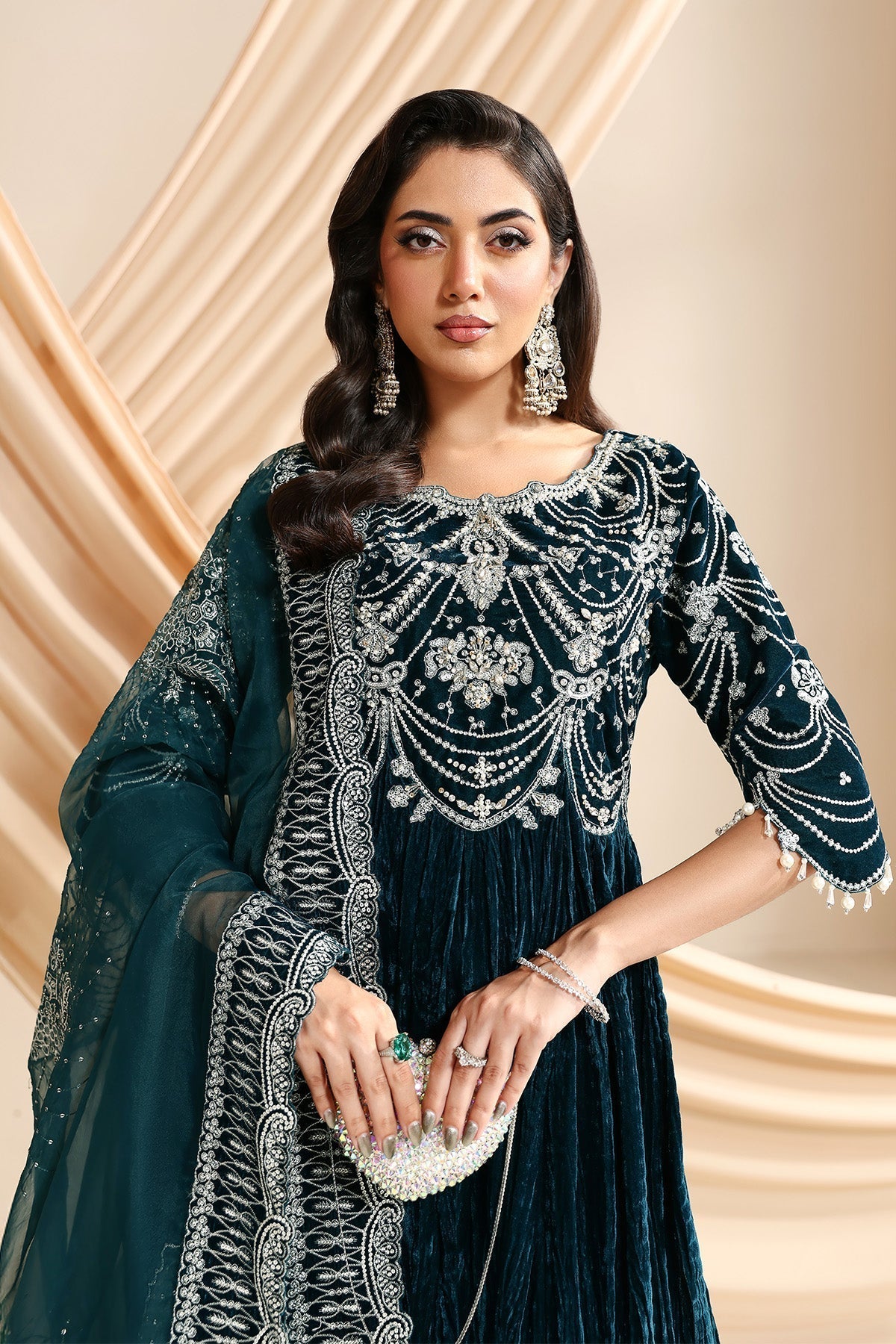 Alizeh | Lamour 25 | AF-VLT-2214-Mystique - Formal Wear - available at Maria Faisal in UK and USA
