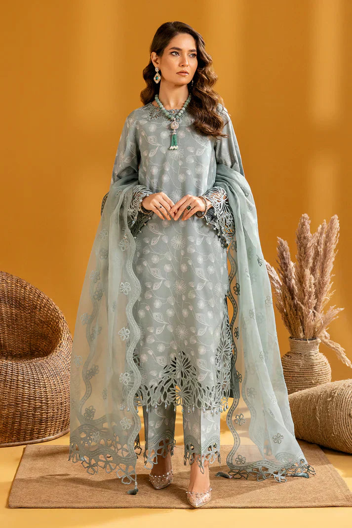 Alizeh | Maahi Embroidered Lawn | Nyra - Pakistani Dress - Maria Faisal