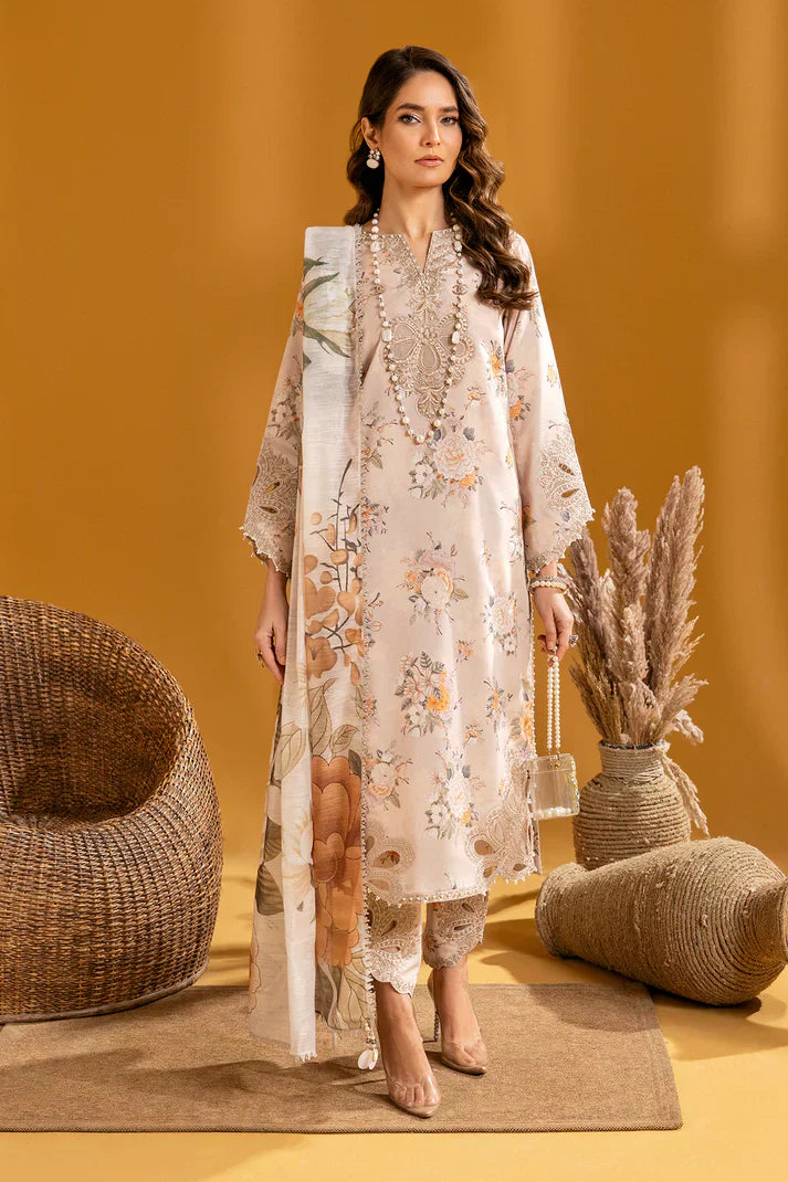 Alizeh | Maahi Embroidered Lawn | Hiza - Pakistani Dress - Maria Faisal