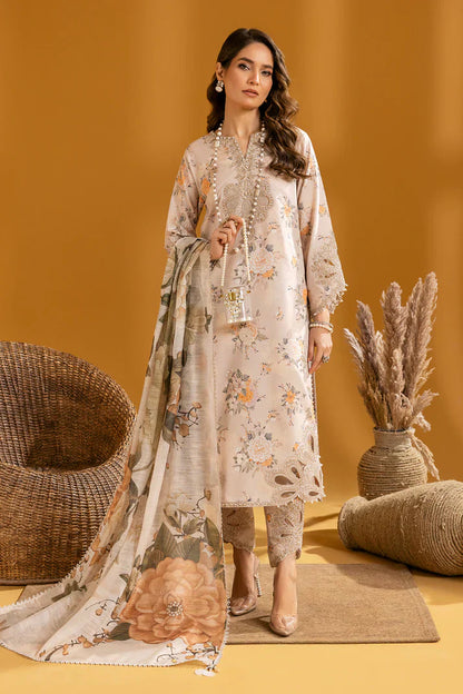 Alizeh | Maahi Embroidered Lawn | Hiza - Pakistani Dress - Maria Faisal