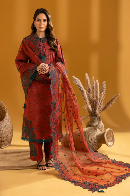 Alizeh | Maahi Embroidered Lawn | Mira - Pakistani Dress - Maria Faisal
