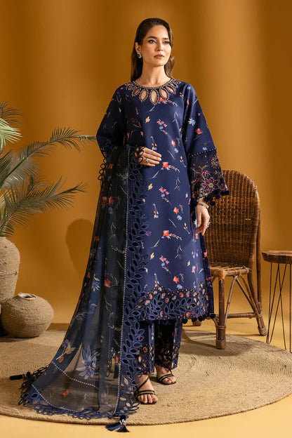 Alizeh | Maahi Embroidered Lawn | Iris - Pakistani Dress - Maria Faisal