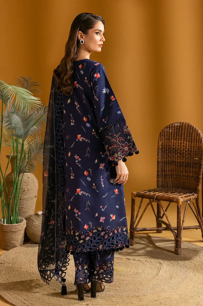 Alizeh | Maahi Embroidered Lawn | Iris - Pakistani Dress - Maria Faisal
