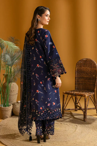 Alizeh | Maahi Embroidered Lawn | Iris - Pakistani Dress - Maria Faisal