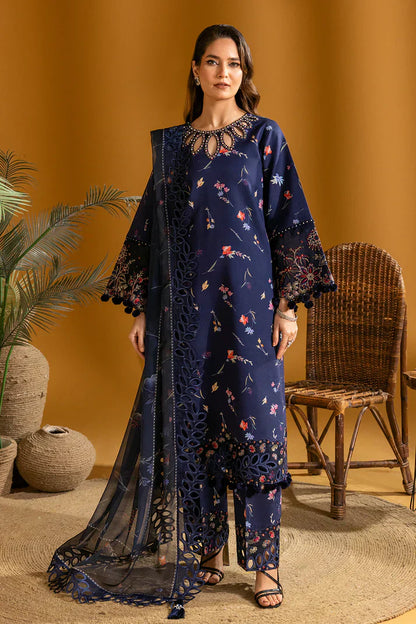 Alizeh | Maahi Embroidered Lawn | Iris - Pakistani Dress - Maria Faisal