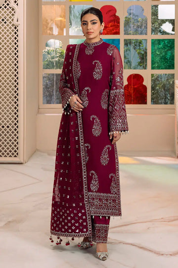 Alizeh | Dua Formals 23 | DUA-V01D06A- AMAYA ( MAGENTA )