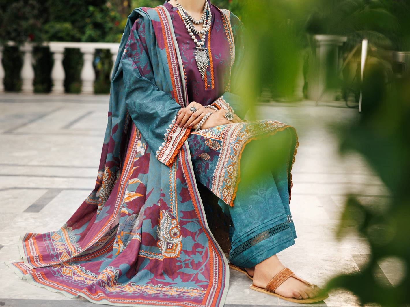 Almirah | Traditional Tale | ALP-3PS-2119 by Maria Faisal - Registered Vendor of : Almirah - type : Ladies Clothes - 100% original wedding dresses