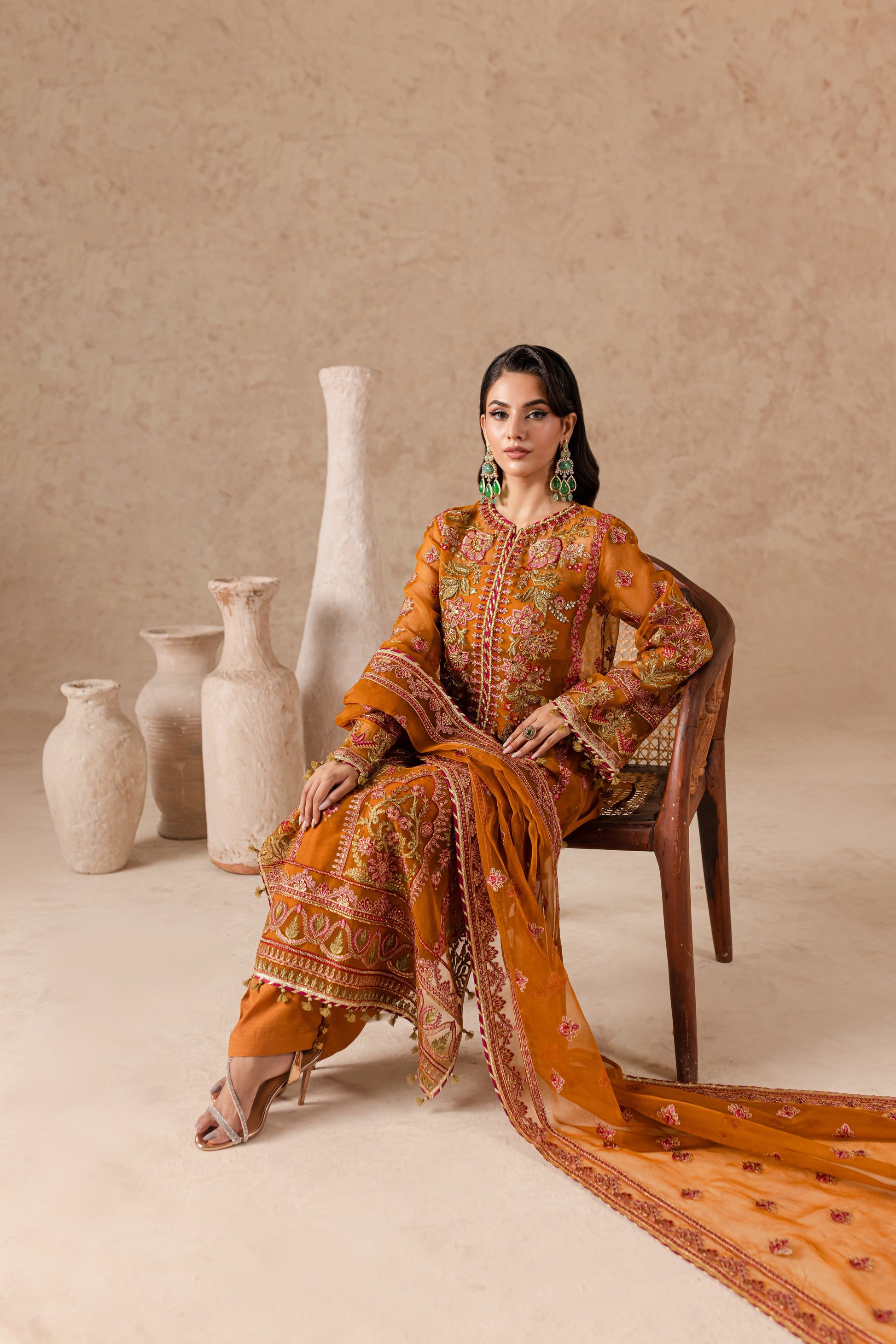 Imran Ramzan | Chèrie  | Amber Mist - Ladies Clothes 