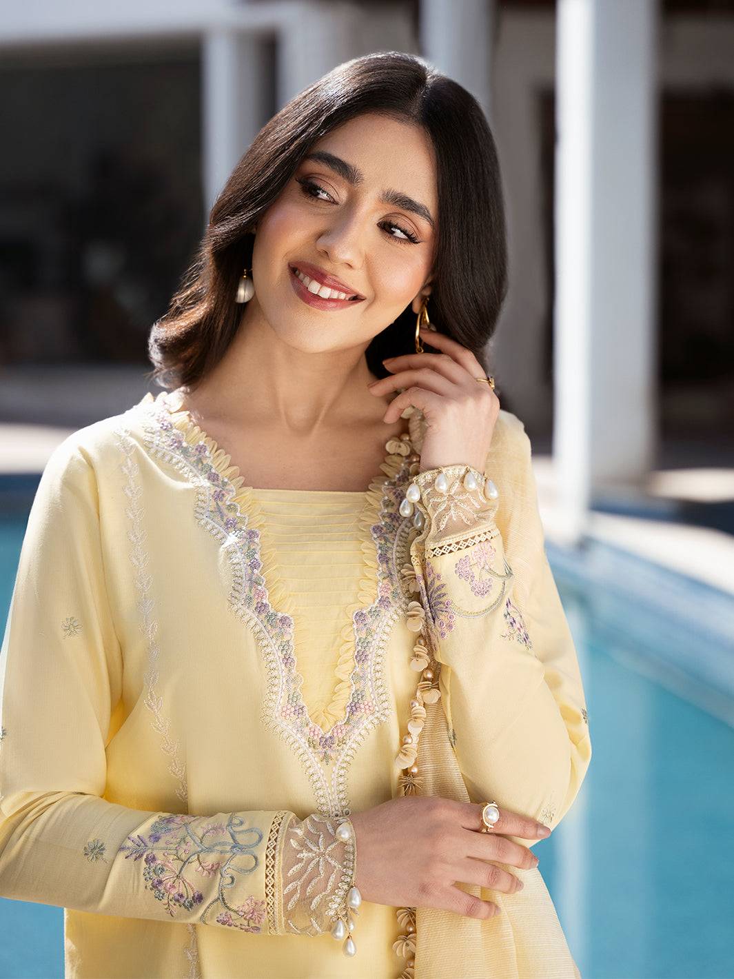 Izel | Mahveen Festive Lawn 25 | AMEL by Maria Faisal - Registered Vendor of : Izel - type : Ladies Clothes - 100% original wedding dresses