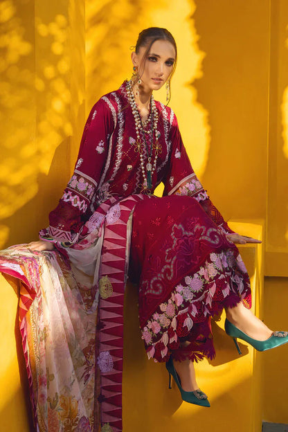 Annus Abrar | Neroli Luxury Lawn | Melia - Luxury 