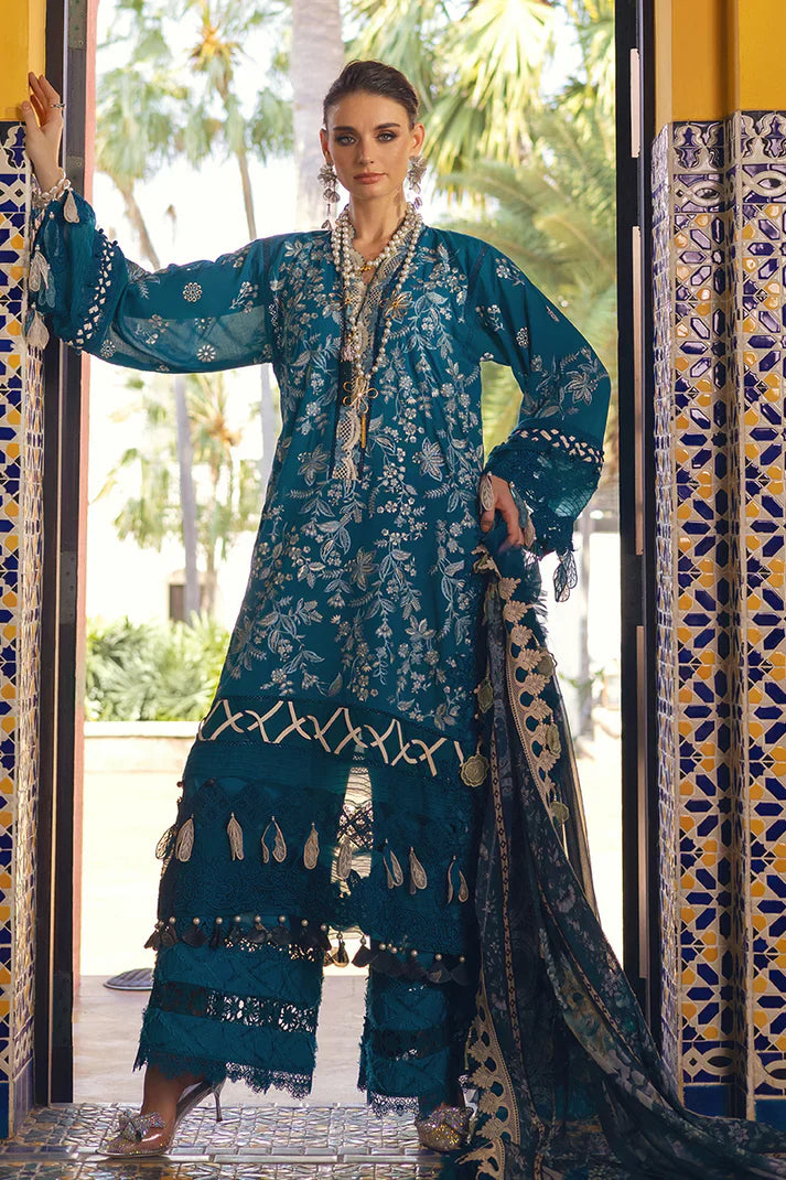 Annus Abrar | Neroli Luxury Lawn | Riba - Luxury 