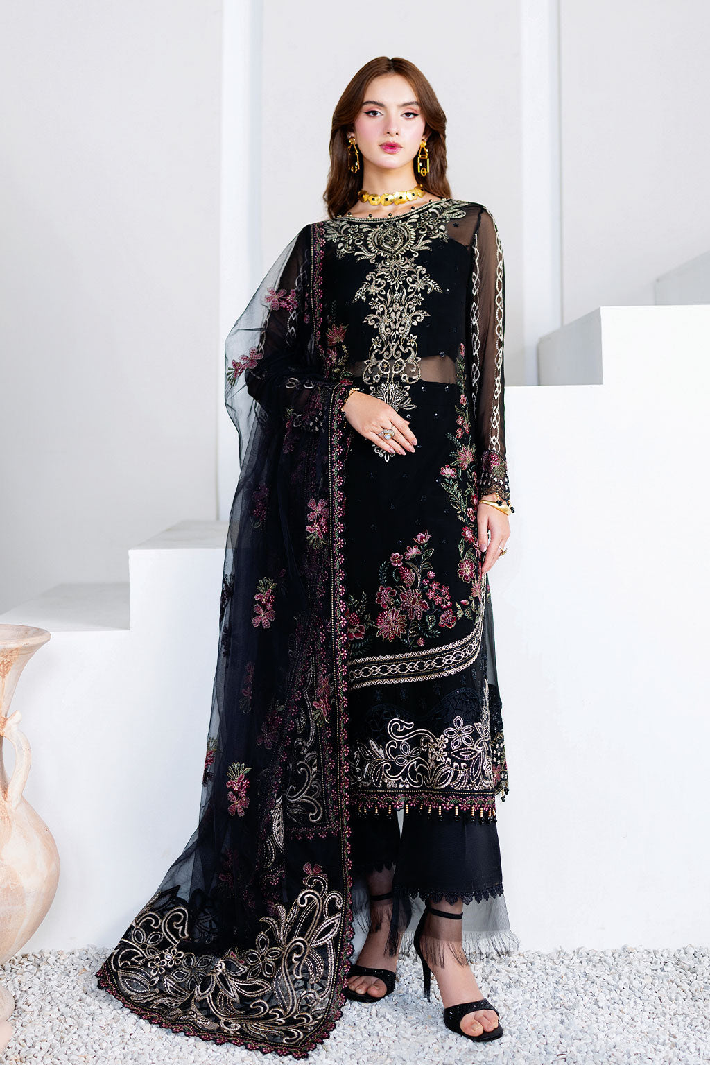 Ramsha | Arzoo Chiffon | U-204 - Ladies Clothes - Maria Faisal