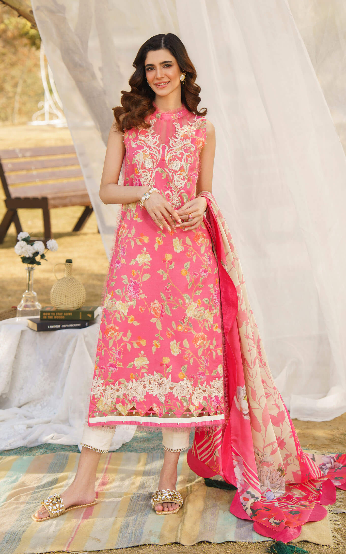 Asifa and Nabeel | Meraki Summer 24 | ANIKA-U141M012 - Pakistani Dress - Maria Faisal