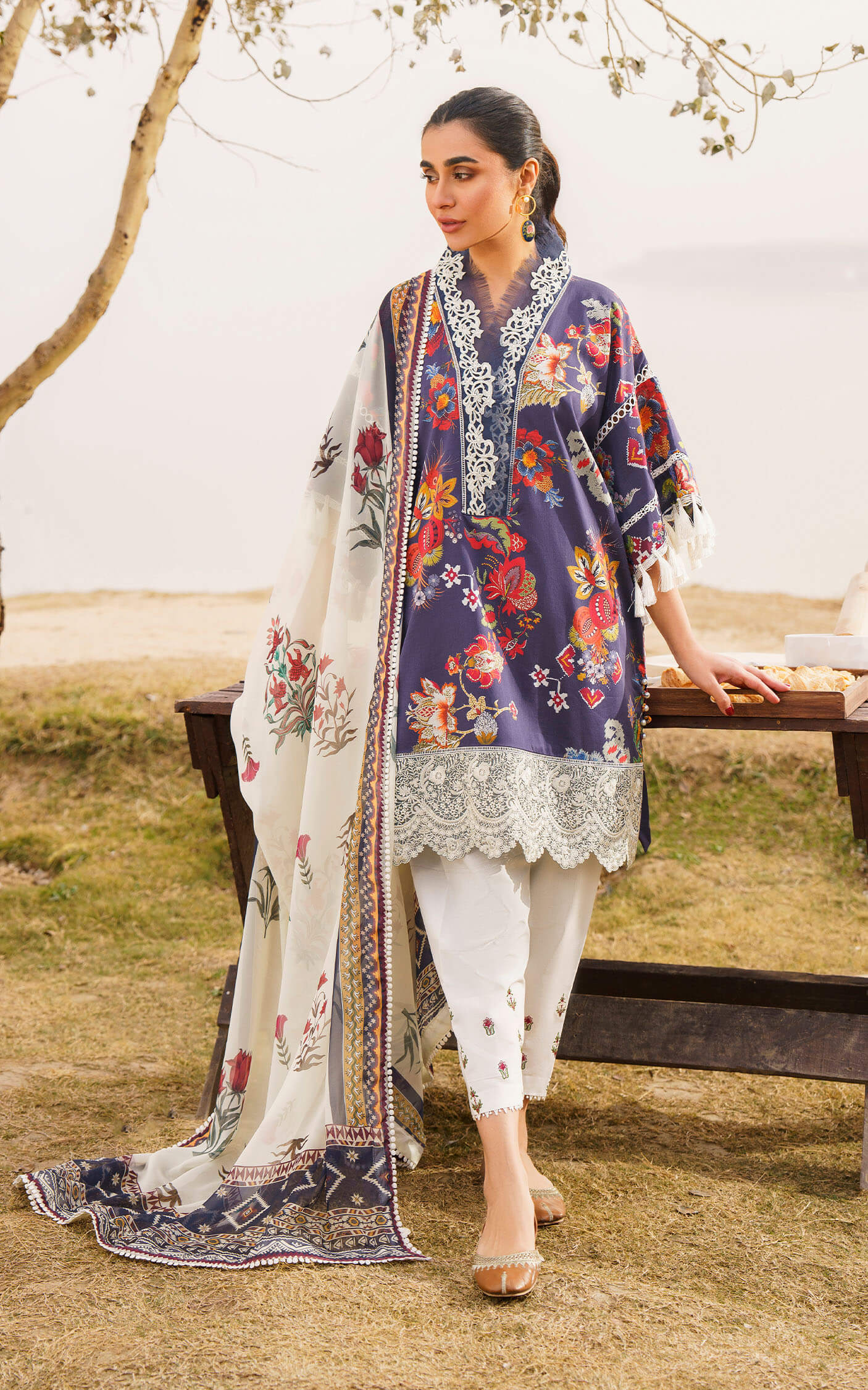 Asifa and Nabeel | Meraki Summer 24 | ALORA-U141M003 - Pakistani Dress - Maria Faisal