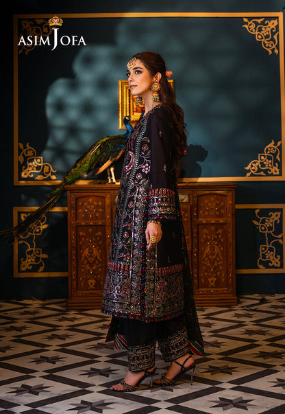 Asim Jofa | Fasana e Ishq Eid Luxury Lawn | AJFI-14 - Pakistani Dress - Maria Faisal