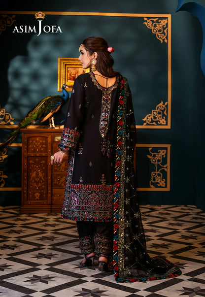 Asim Jofa | Fasana e Ishq Eid Luxury Lawn | AJFI-14 - Pakistani Dress - Maria Faisal