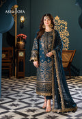 Asim Jofa | Fasana e Ishq Eid Luxury Lawn | AJFI-30 - Pakistani Dress - Maria Faisal