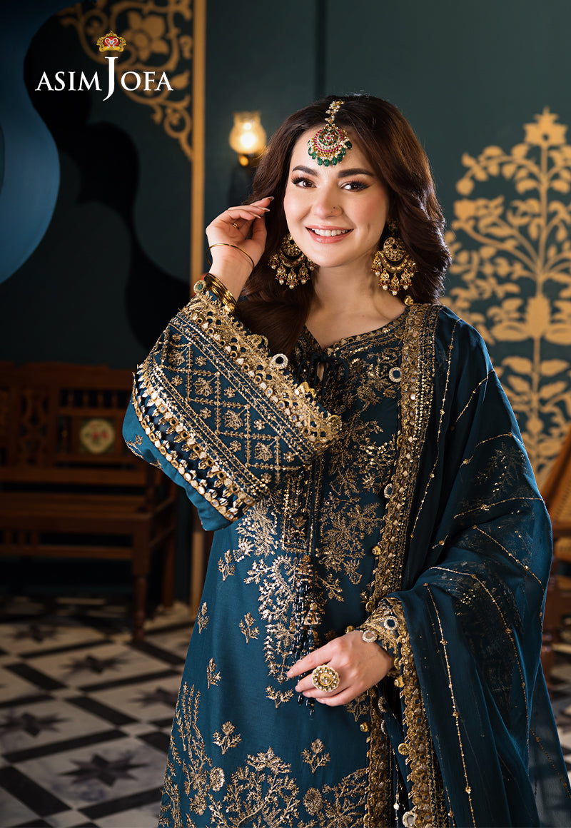 Asim Jofa | Fasana e Ishq Eid Luxury Lawn | AJFI-30 - Pakistani Dress - Maria Faisal