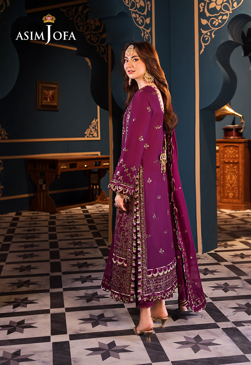 Asim Jofa | Fasana e Ishq Eid Luxury Lawn | AJFI-11 - Pakistani Dress - Maria Faisal