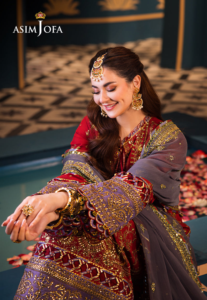 Asim Jofa | Fasana e Ishq Eid Luxury Lawn | AJFI-27 - Pakistani Dress - Maria Faisal