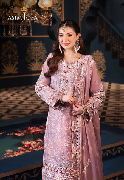 Asim Jofa | Fasana e Ishq Eid Luxury Lawn | AJFI-02 - Pakistani Dress - Maria Faisal