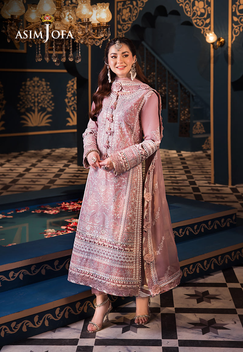 Asim Jofa | Fasana e Ishq Eid Luxury Lawn | AJFI-02 - Pakistani Dress - Maria Faisal