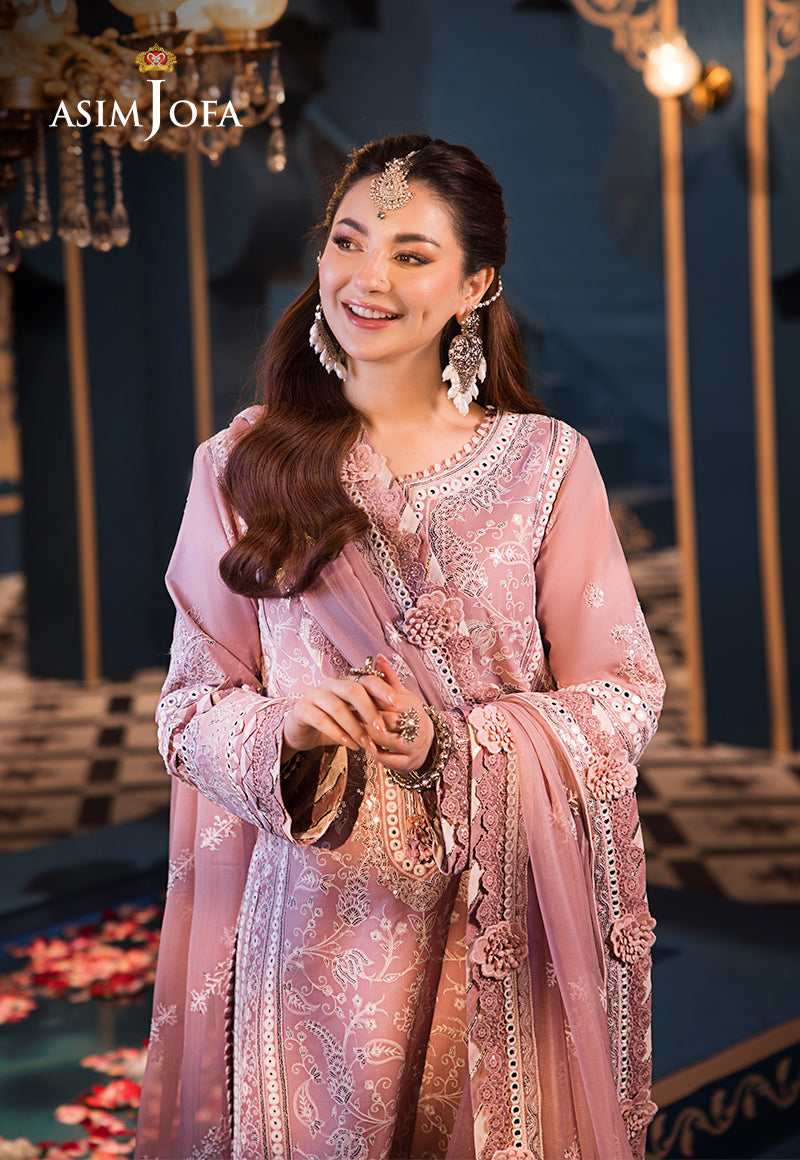 Asim Jofa | Fasana e Ishq Eid Luxury Lawn | AJFI-02 - Pakistani Dress - Maria Faisal