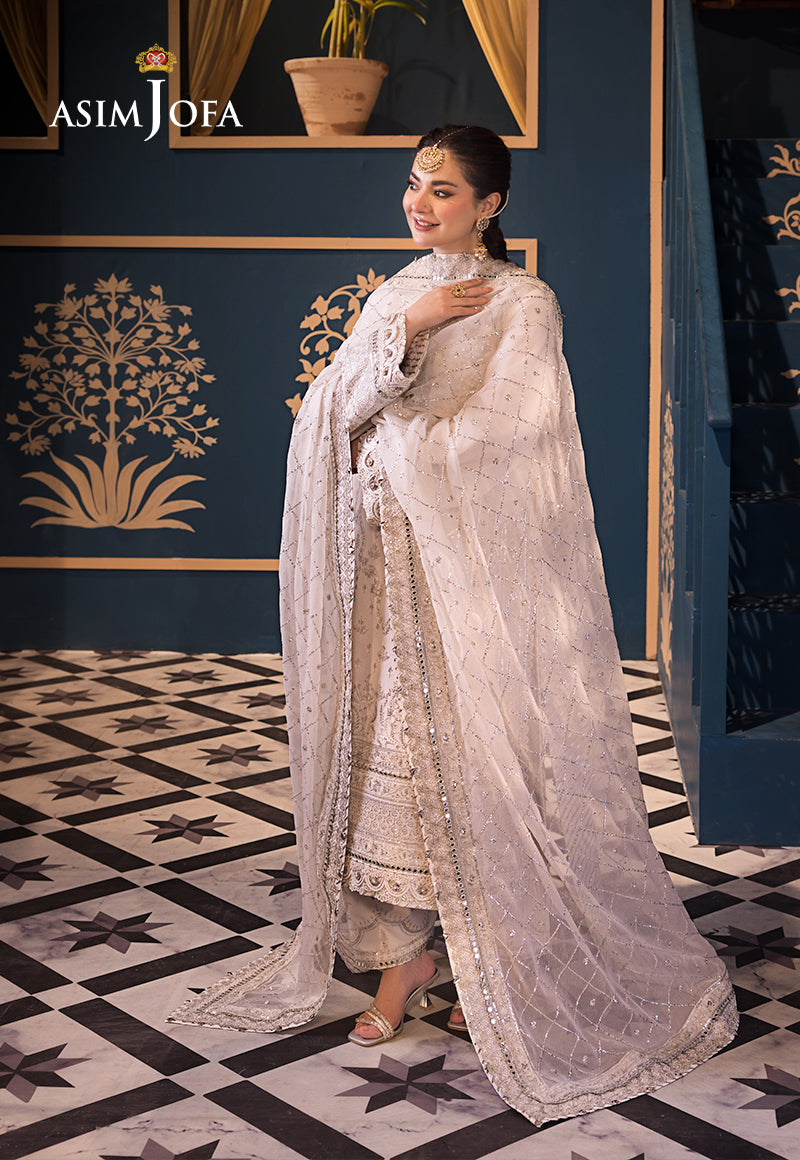 Asim Jofa | Fasana e Ishq Eid Luxury Lawn | AJFI-08 - Pakistani Dress - Maria Faisal