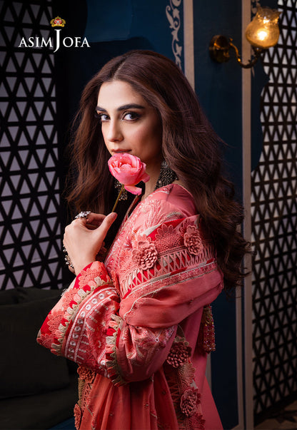 Asim Jofa | Fasana e Ishq Eid Luxury Lawn | AJFI-07 - Pakistani Dress - Maria Faisal
