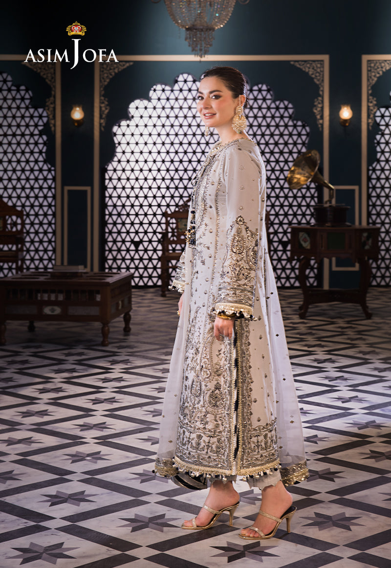 Asim Jofa | Fasana e Ishq Eid Luxury Lawn | AJFI-28 - Pakistani Dress - Maria Faisal