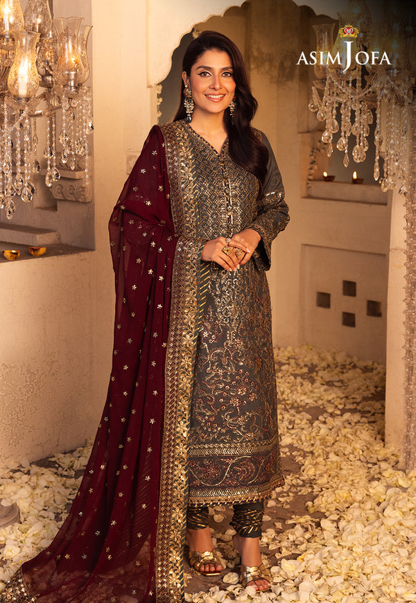Asim Jofa | Shehnai Festive Collection | AJSH-07 - Pakistani Dress - Maria Faisal