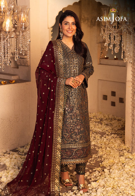 Asim Jofa | Shehnai Festive Collection | AJSH-07 - Pakistani Dress - Maria Faisal