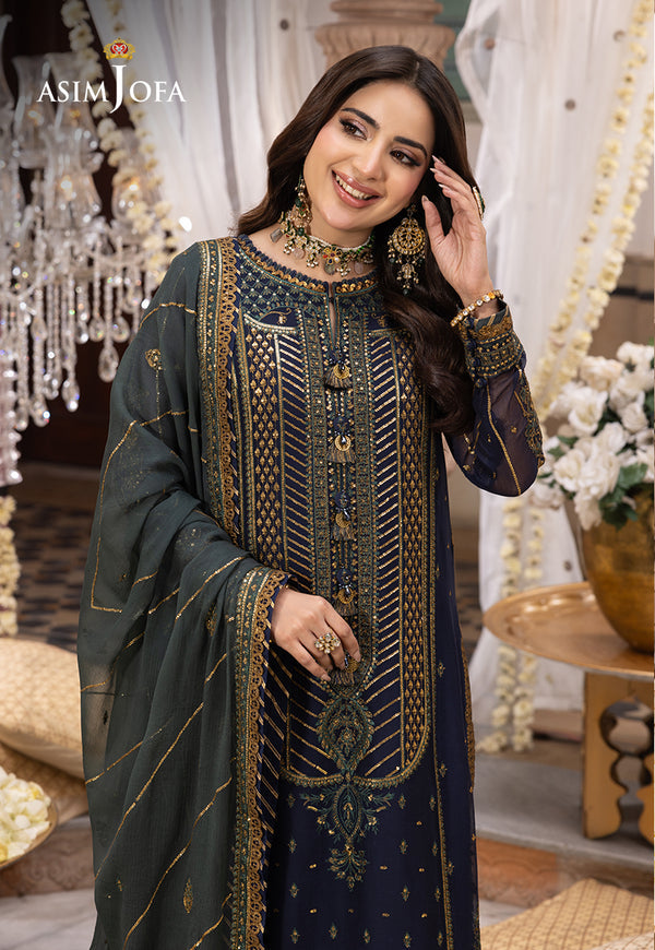 Asim Jofa | Shehnai Festive Collection | AJSH-12 - Pakistani Dress - Maria Faisal