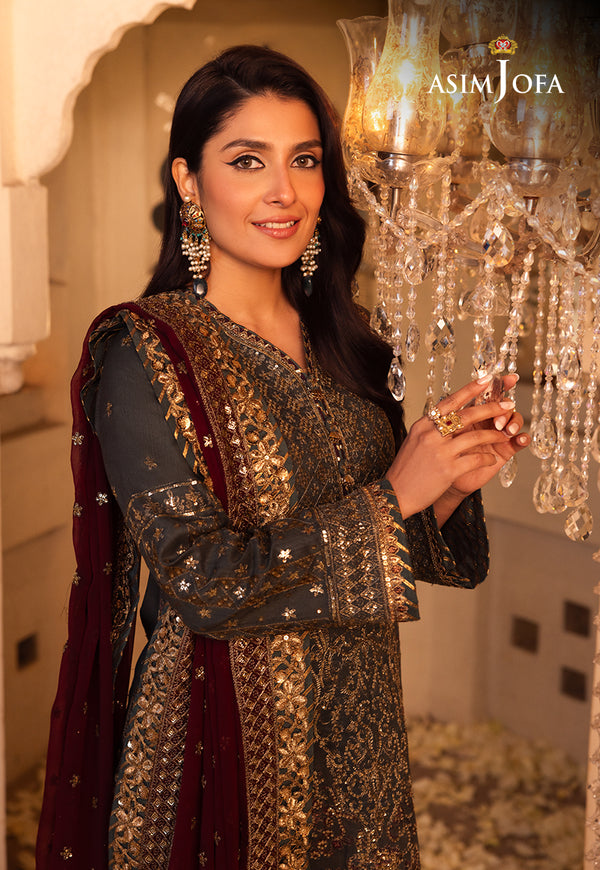 Asim Jofa | Shehnai Festive Collection | AJSH-07 - Pakistani Dress - Maria Faisal