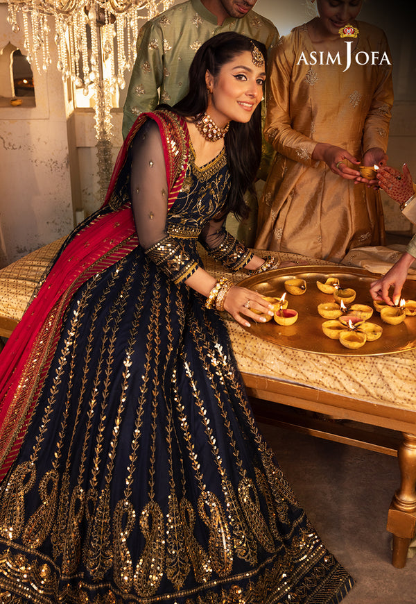 Asim Jofa | Shehnai Festive Collection | AJSH-10 - Pakistani Dress - Maria Faisal