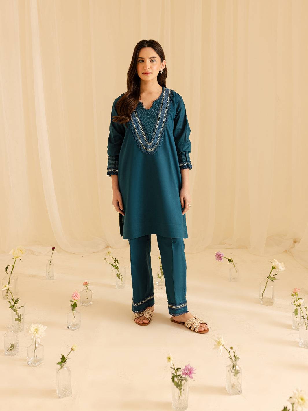 Mahnur | Petal Whispers Lawn Pret | Asteria by Maria Faisal - Registered Vendor of : Mahnur - type : Ladies Clothes - 100% original wedding dresses