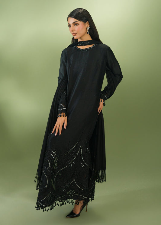Jeem | Celestial Luxe Formals |AURA BLACK - Formal Dress - available at Maria Faisal in UK and USA.