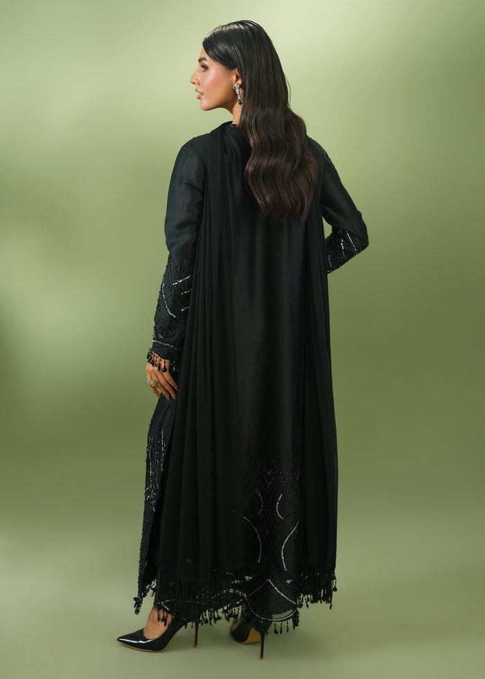 Jeem | Celestial Luxe Formals |AURA BLACK - Formal Dress - available at Maria Faisal in UK and USA.