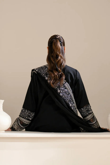 Azzal | Aghaaz Luxury Lawn | Siyah - Pakistani Dress 