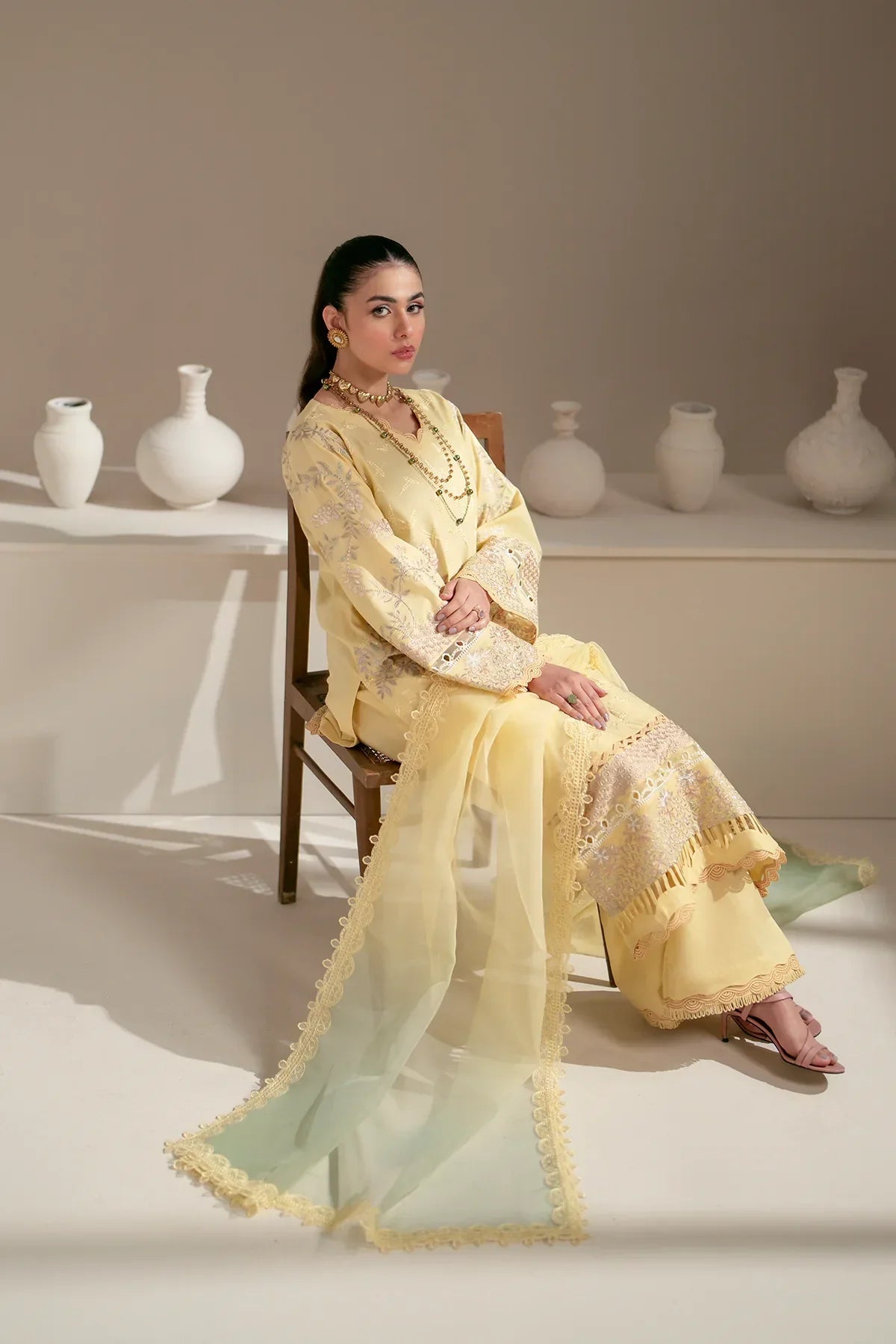 Azzal | Aghaaz Luxury Lawn | Sehar - Pakistani Dress 