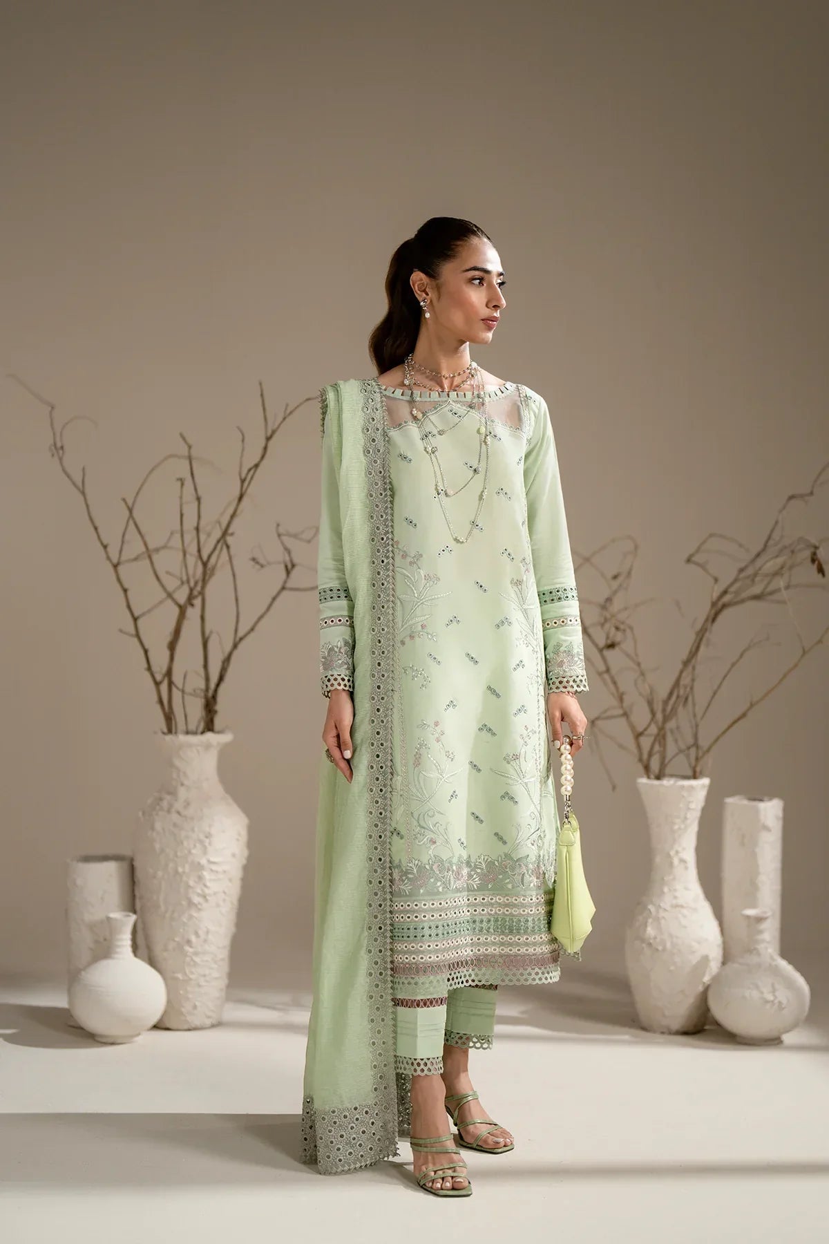 Azzal | Aghaaz Luxury Lawn | Mehak - Pakistani Dress 