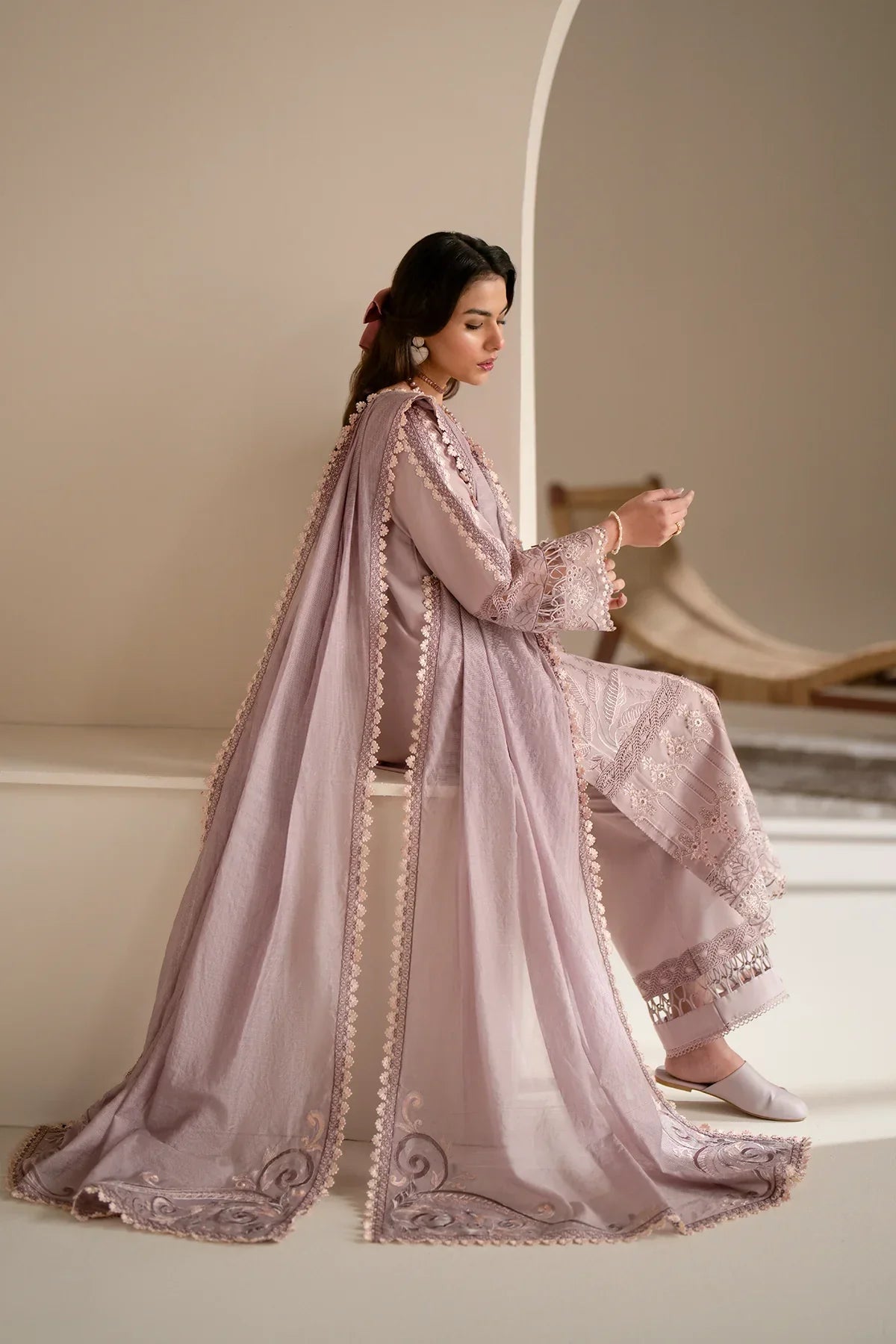 Azzal | Aghaaz Luxury Lawn | Rukhsaar - Pakistani Dress 