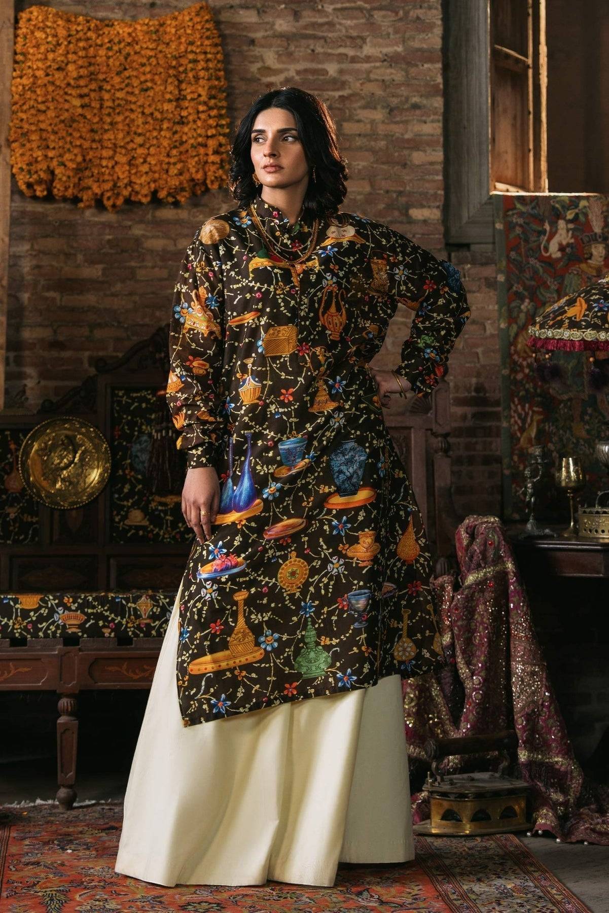 Fahad Hussayn | Lawn Banger | Ayyar by Maria Faisal - Registered Vendor of : Fahad Hussayn - type : Ladies Clothes - 100% original wedding dresses