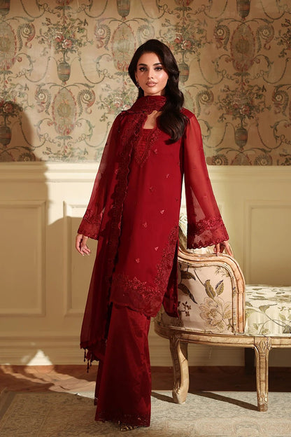 Azure | Ensembles | Cherry Veil - Casual Dress - available at Maria Faisal in UK and USA.