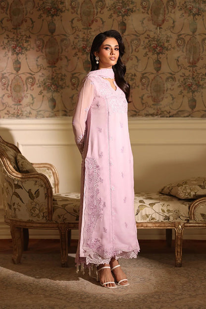Azure | Ensembles | Orchid Whisper - Casual Dress - available at Maria Faisal in UK and USA.